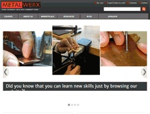 Tablet Screenshot of metalwerx.com